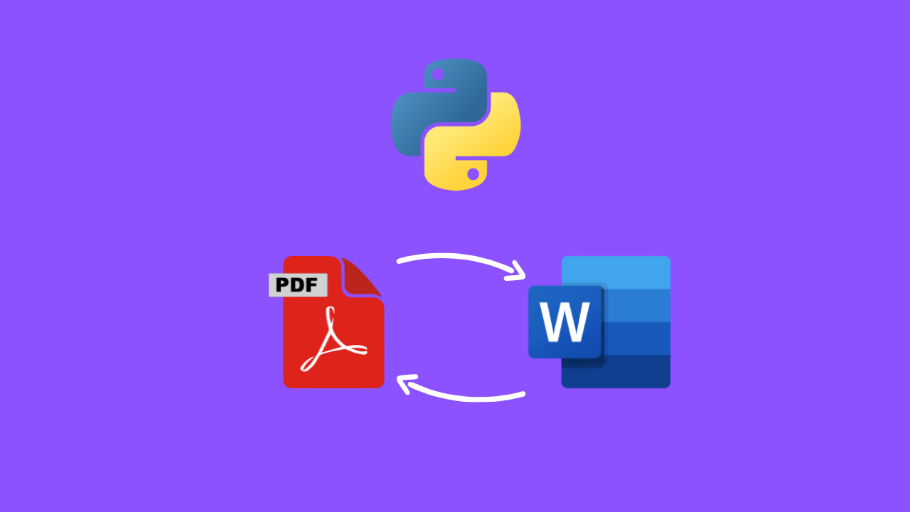 Convert PDF To Docx And Docx To PDF Using Python PyShark