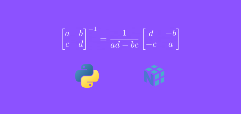 Inverse of a Matrix using Python