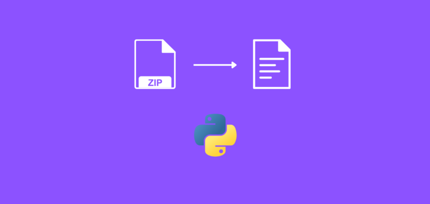Unzip files in Python