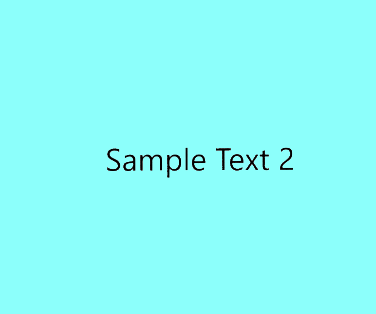 sample text for OCR