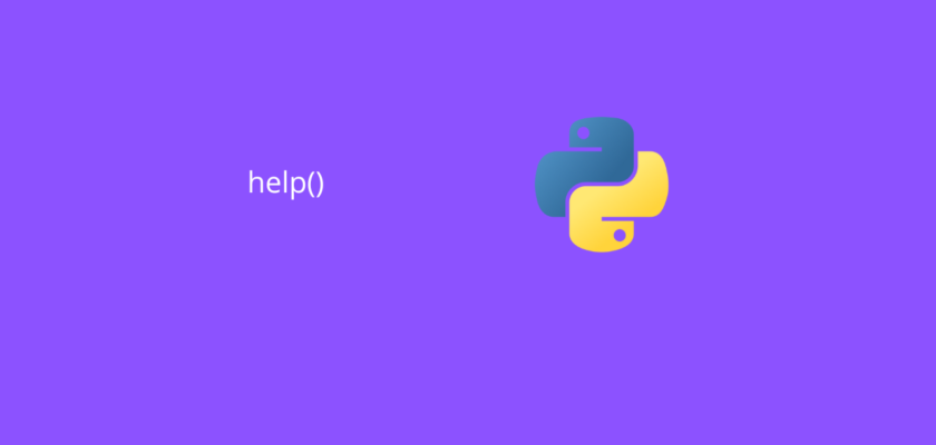 Python help() function